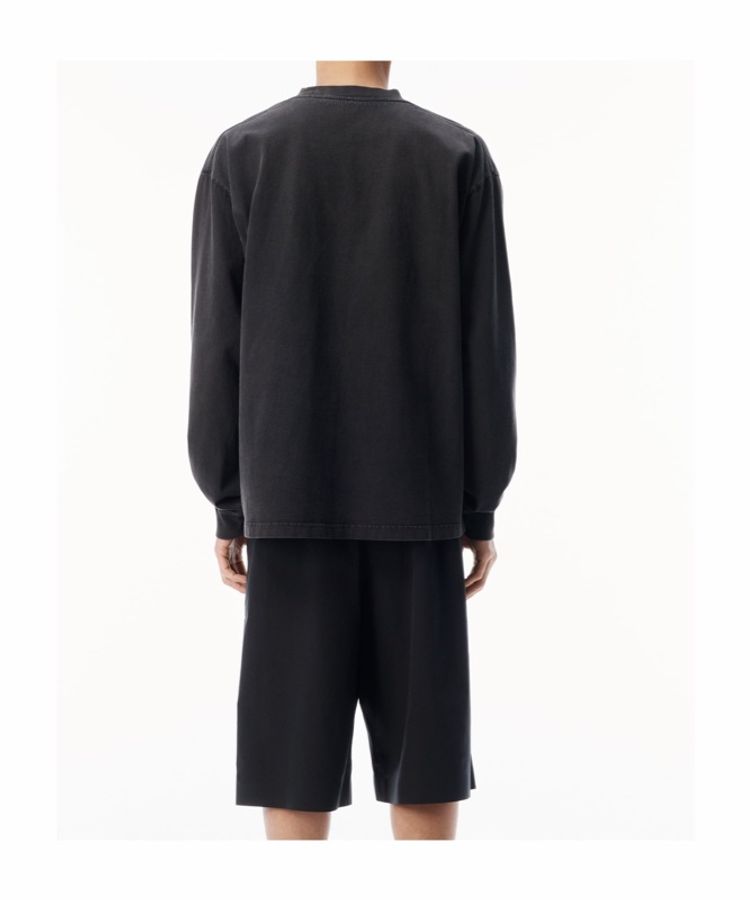 Alexander Wang 男士 logo印花長袖t恤XXS XS S M L碼-1