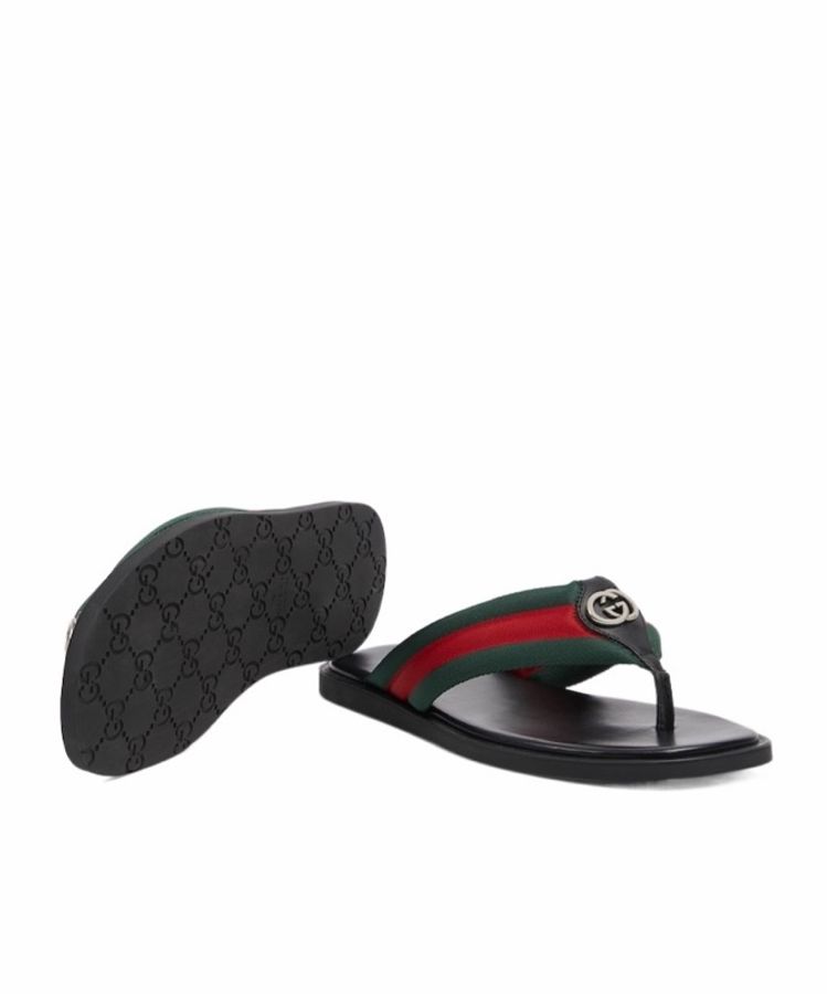 Gucci 男士 互扣式雙G夾趾涼鞋UK-5 UK-5.5 UK-6 UK-6.5 UK-7 UK-7.5 UK-8 UK-8.5 UK-9 UK-9.5 UK-10 UK-10.5 UK-11 UK-11.5 UK-12 UK-12.5 UK-13 UK-13.5碼-2
