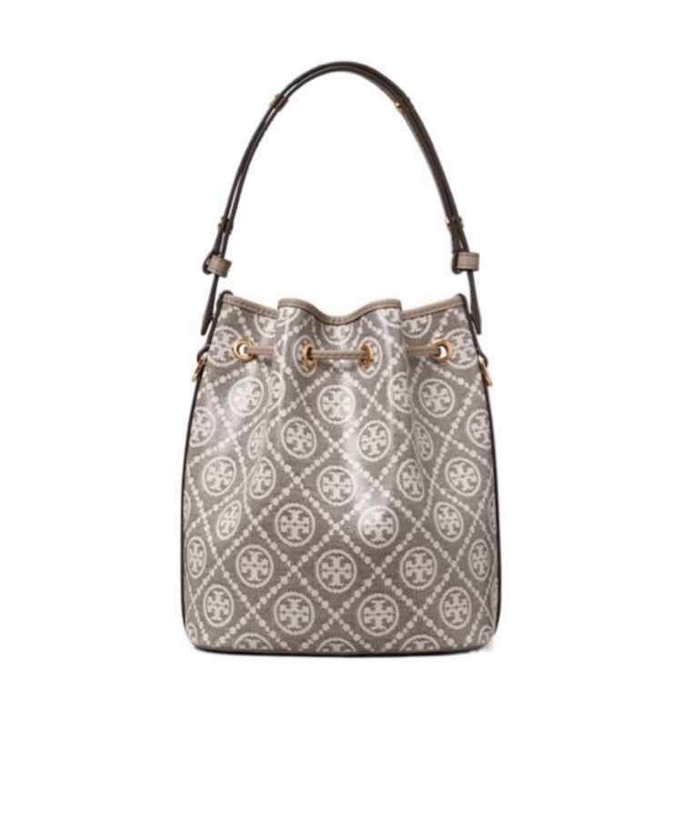 Tory Burch 女士 圖案塗層提花水桶包均碼碼17.9cm*11.7cm*21.2cm-2