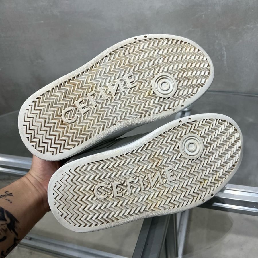 Celine/賽琳 厚底休閒板鞋 白色 尺碼/34碼-7