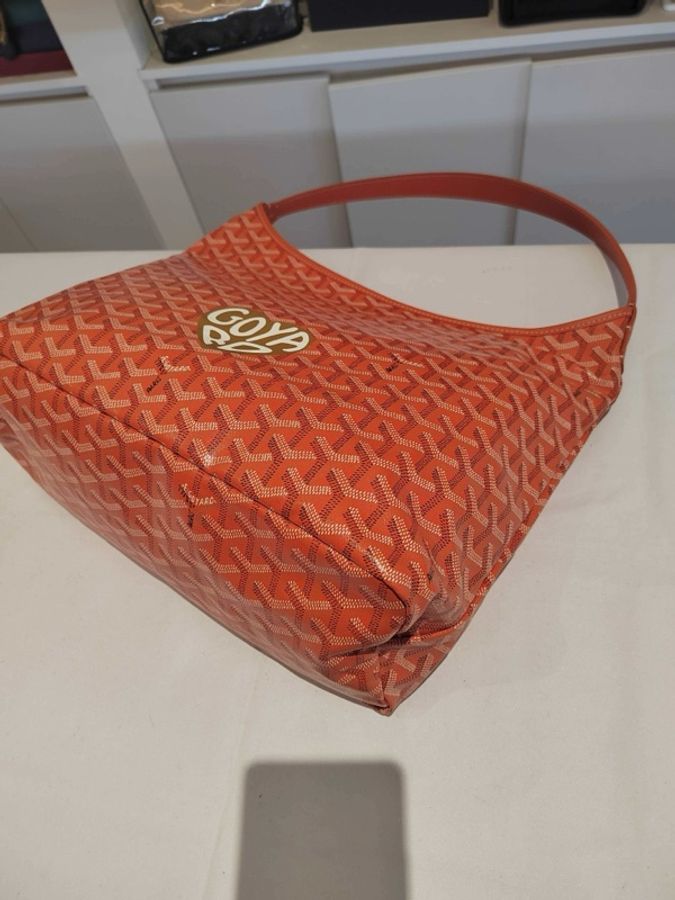 99新GOYARD戈雅 Bohème Hobo 編碼腋下包字母購物袋 Y字老花滿印抗壓皮-3