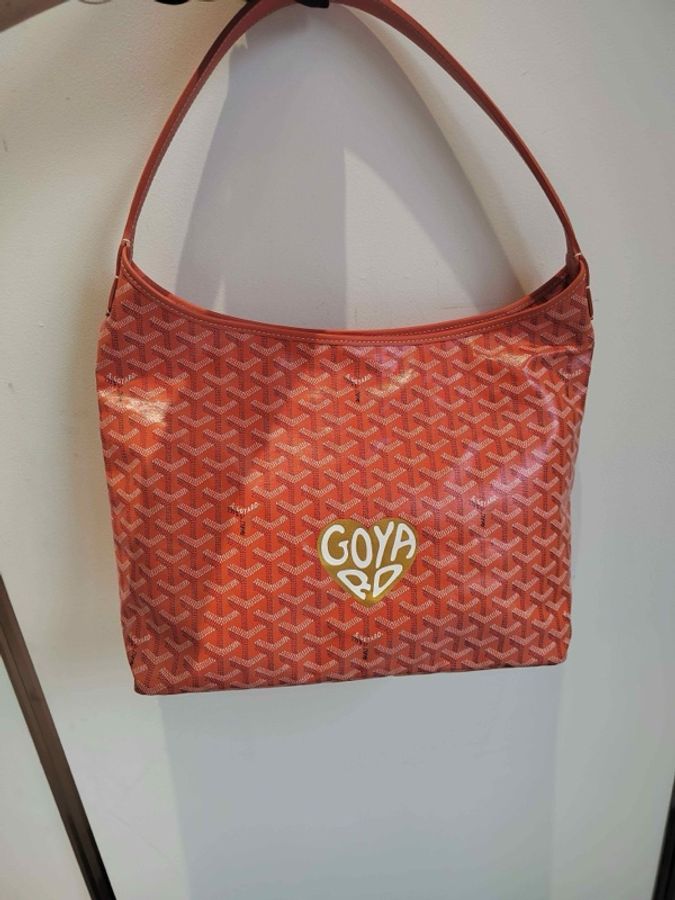 99新GOYARD戈雅 Bohème Hobo 編碼腋下包字母購物袋 Y字老花滿印抗壓皮-6