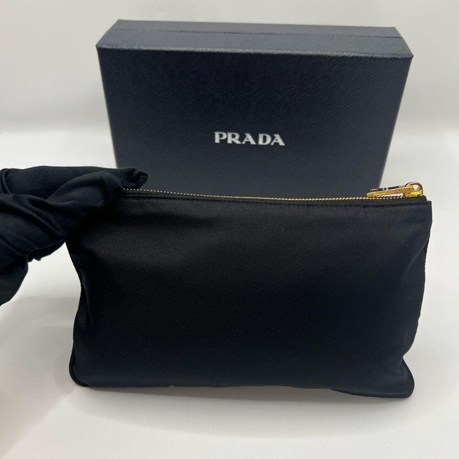 PRADA 男女同款真絲眼罩禮盒🎁手拿包-7