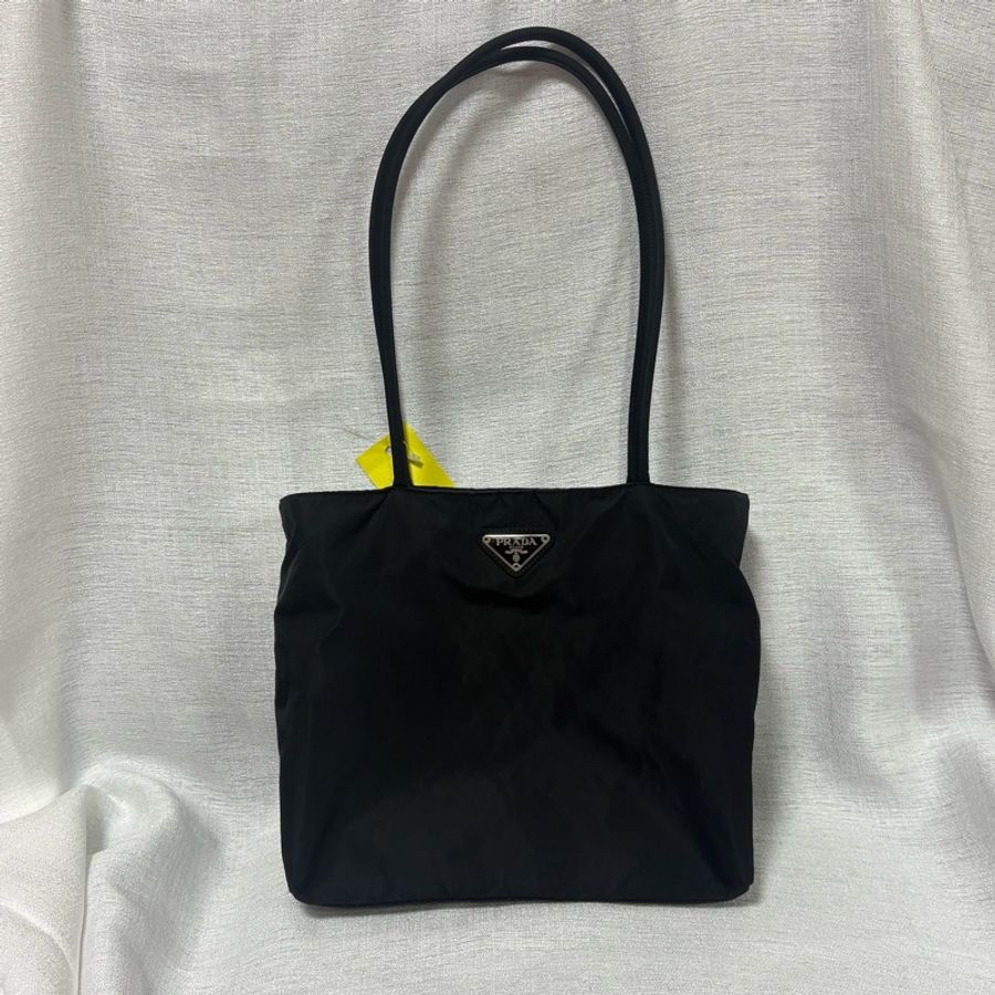 Prada 經典黑色尼龍托特包 Nylon tote bag 單肩包 手提包-3
