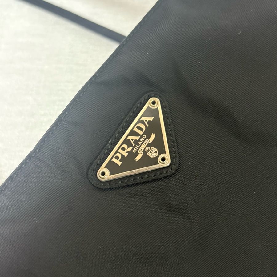 Prada 經典黑色尼龍托特包 Nylon tote bag 單肩包 手提包-4