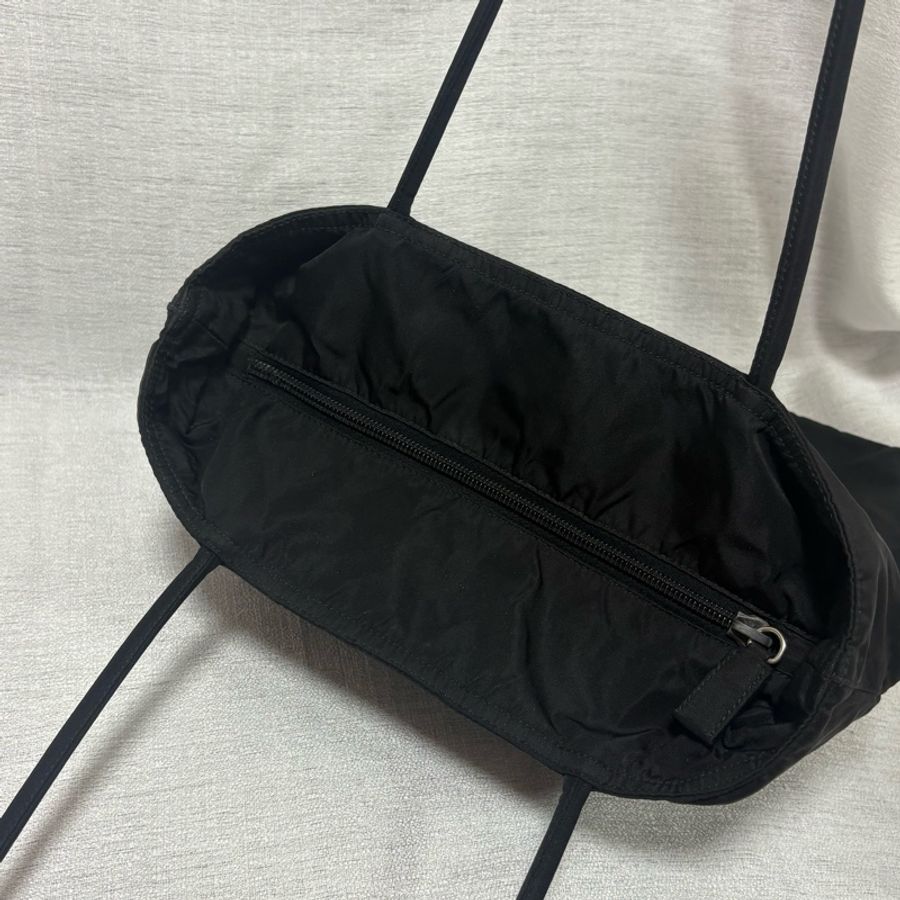 Prada 經典黑色尼龍托特包 Nylon tote bag 單肩包 手提包-13