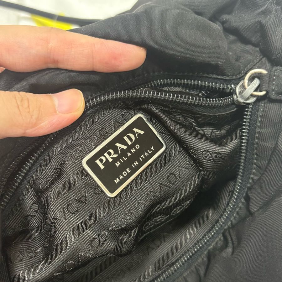 Prada 經典黑色尼龍托特包 Nylon tote bag 單肩包 手提包-17