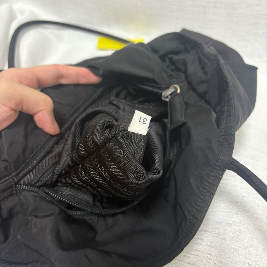 Prada 經典黑色尼龍托特包 Nylon tote bag 單肩包 手提包-22