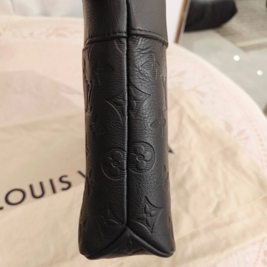 LV黑色全皮手拿包 芯片款-2