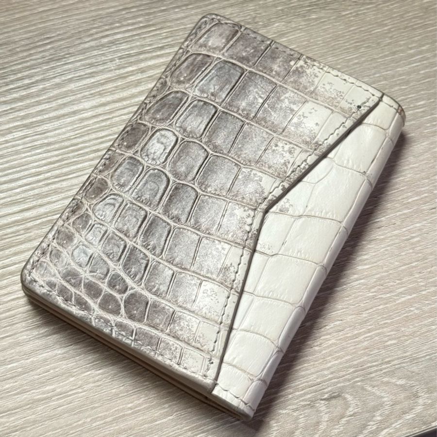 (珍稀皮革系列)Lv 喜馬拉雅鱷魚皮卡夾 ✨最新晶片款-1