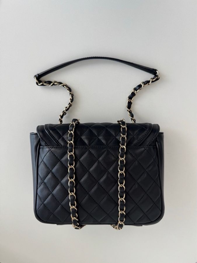 Chanel 羊皮大方胖 Lovely Day Flap Bag 附購證、保卡-3