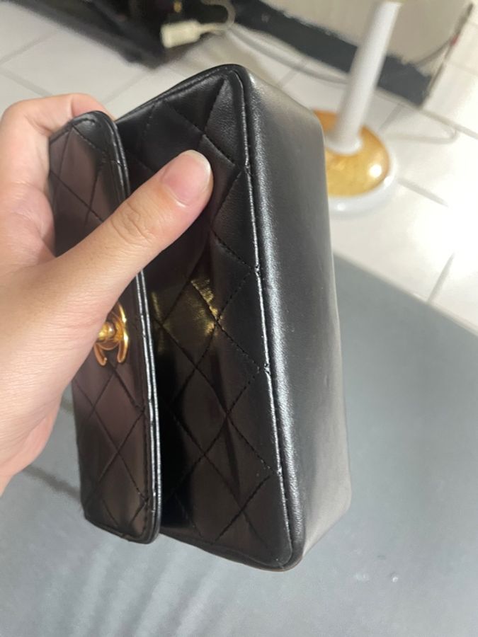 chanel mini 🏷️Vintage黑金mini小金豆CF-6