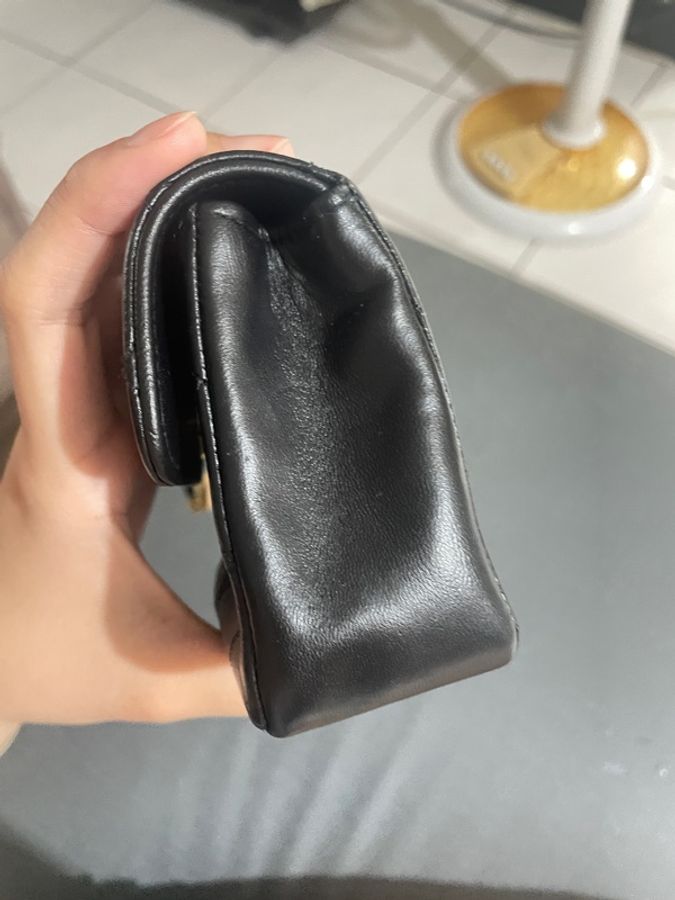 chanel mini 🏷️Vintage黑金mini小金豆CF-7