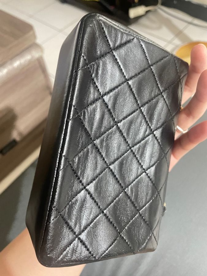 chanel mini 🏷️Vintage黑金mini小金豆CF-11