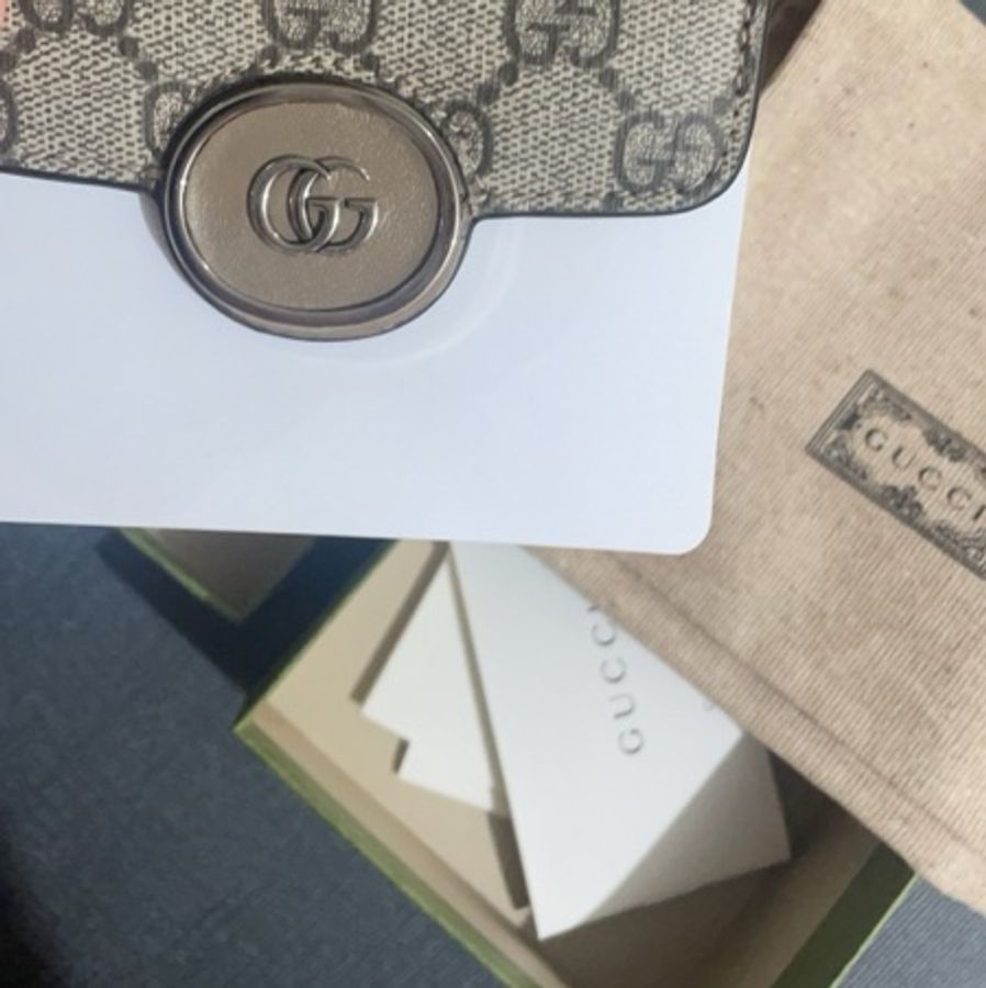 全新Gucci Petite GG古馳 三折短夾錢包 皮夾 (有零錢袋)-3