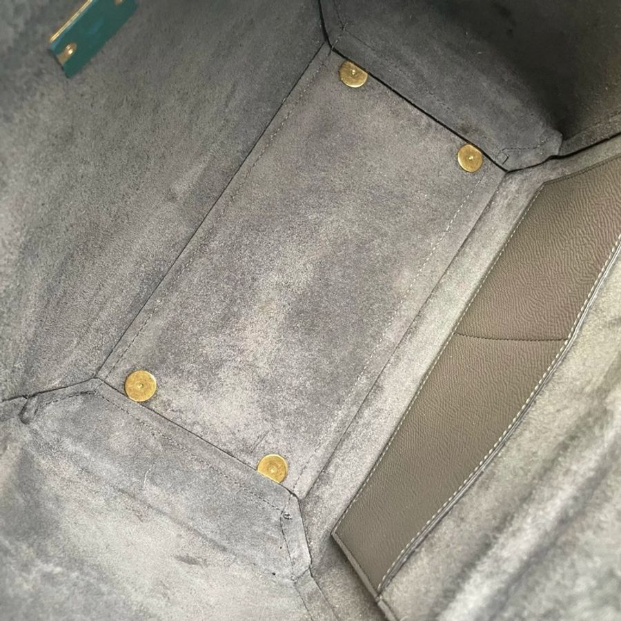 celine賽琳 大象灰belt 鯰魚包 大號-4