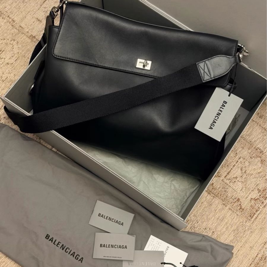 ✨Balenciaga 新款Rodeo 黑銀大號 98新-1