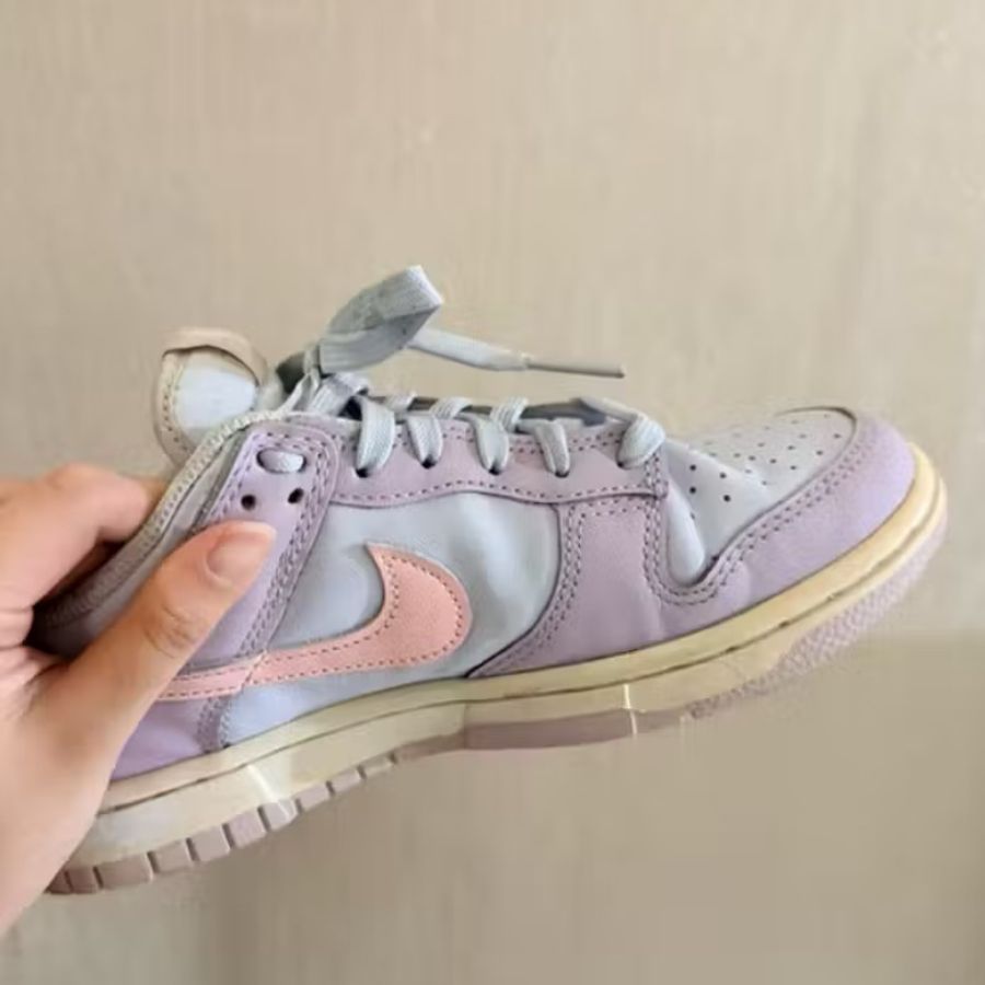 Nike女鞋彩蛋馬卡龍色Nike Dunk Low "Atmosphere Pink" 粉紫復活節 23.5cm-7