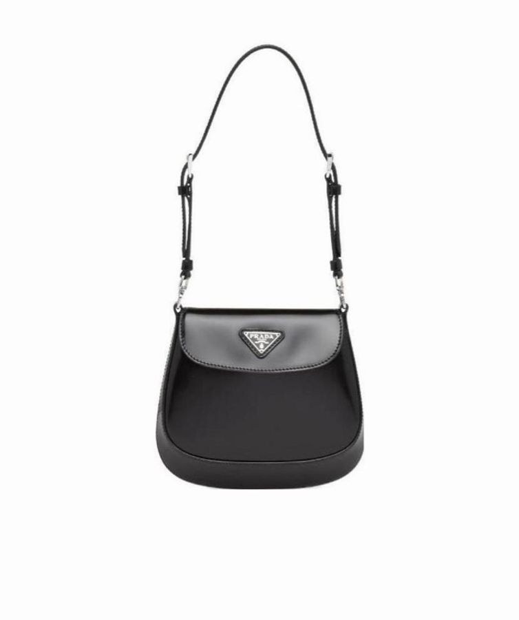 Prada 女士 Cleo 迷你單肩包均碼碼MINI、17cm*3cm*14.5cm-0