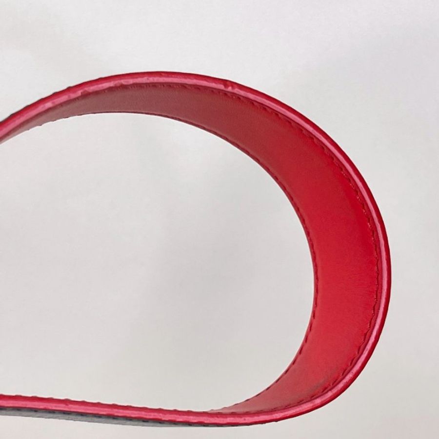 LOEWE 光滑小牛皮雙面皮帶 30MM  85公分-4