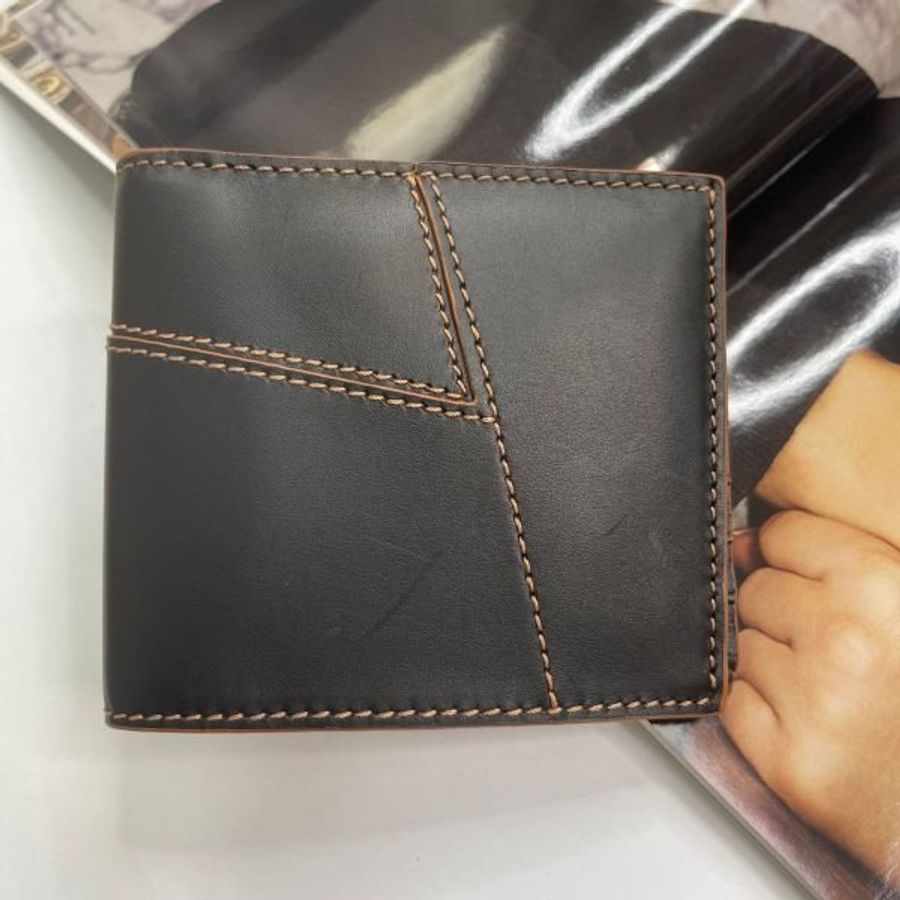 LOEWE PUZZLE小牛皮雙折8卡短夾-1