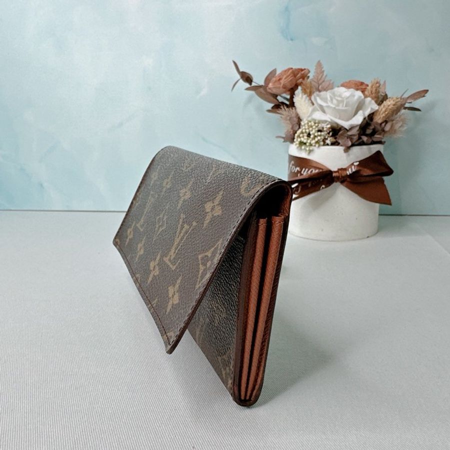 LV Monogram翻蓋長夾-2