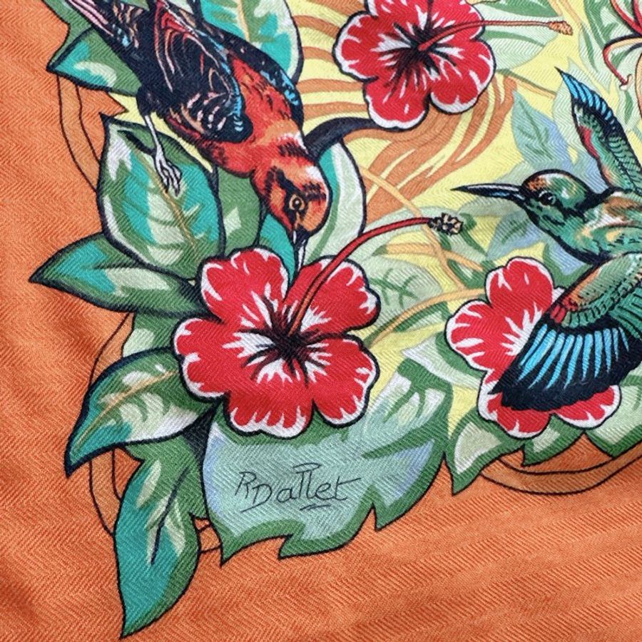 HERMES 全新Jungle Love叢林之愛披肩-5