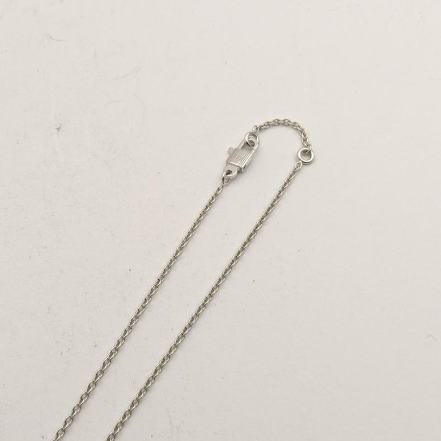HERMES AmulettesConstance康康項鏈滿鑽新扣18K白金/鑽石-4