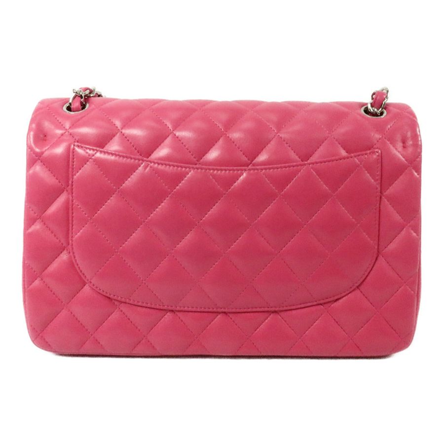CHANEL 羊皮皮革Large Classic鏈帶手挽肩背兩用袋-1