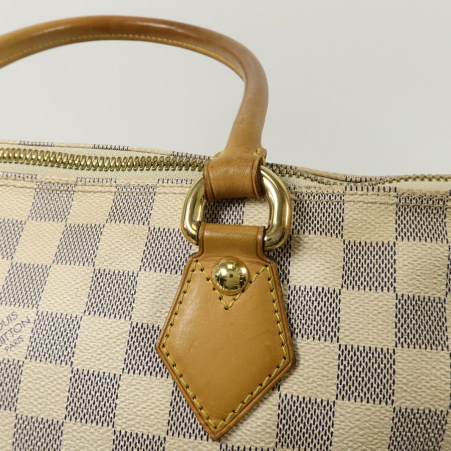 LOUIS VUITTON Damier Azur Saleya MM肩背袋-6