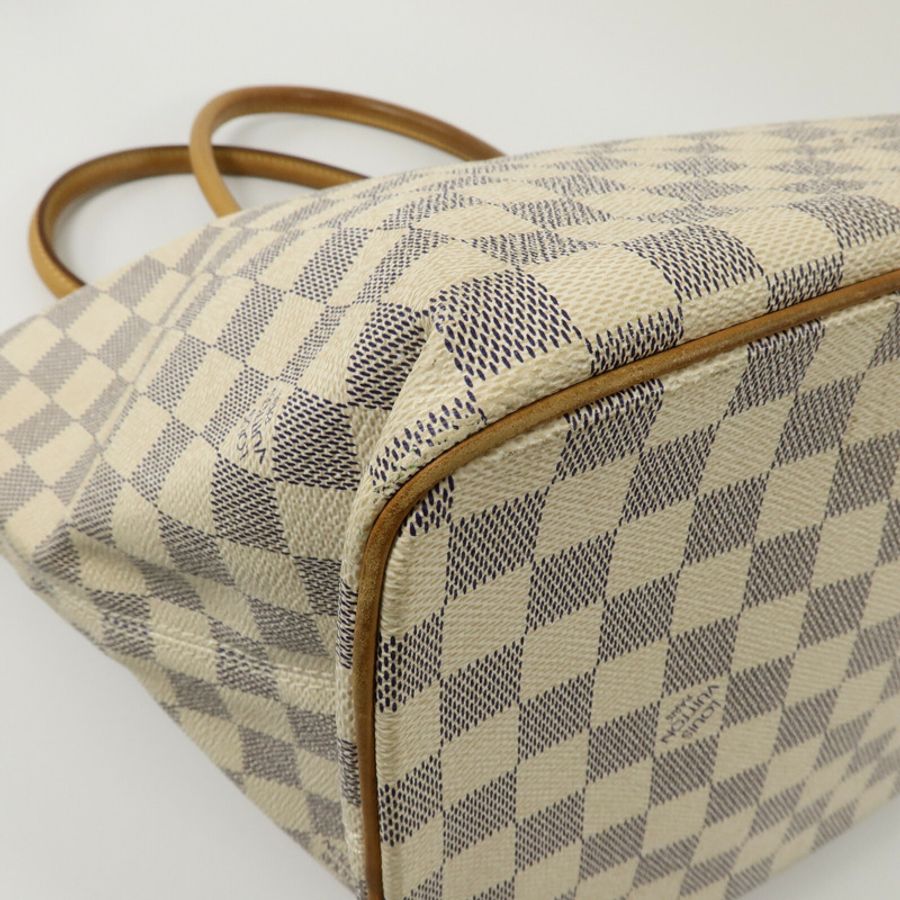 LOUIS VUITTON Damier Azur Saleya MM肩背袋-10