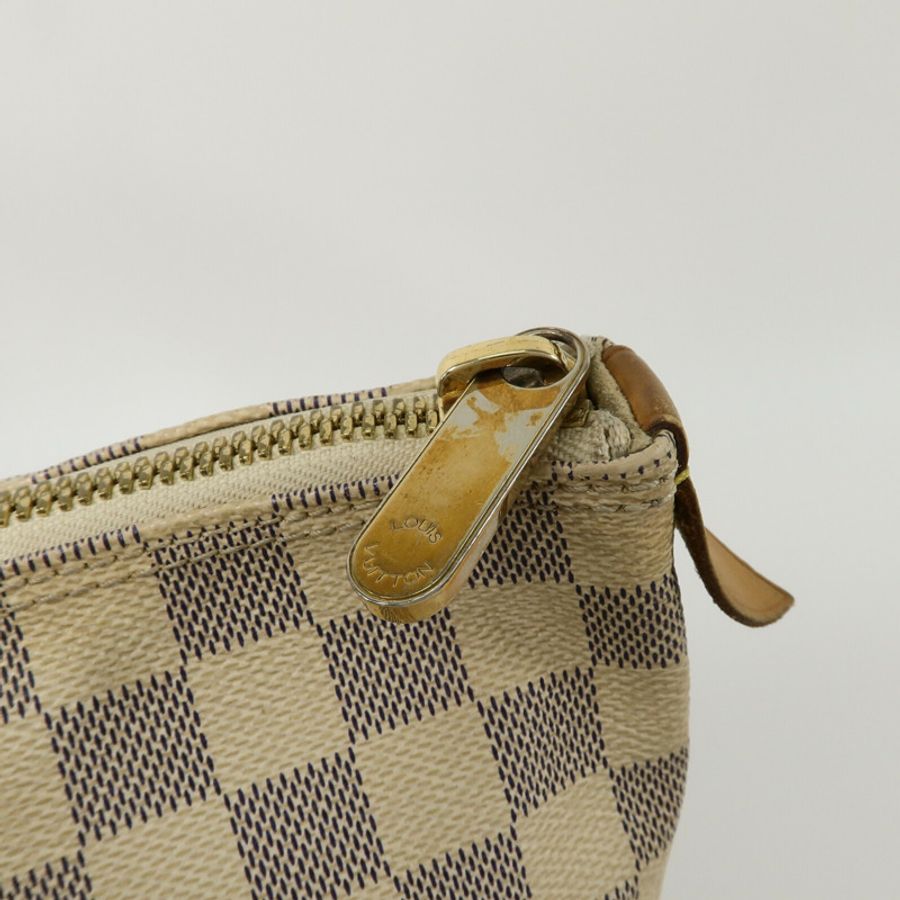 LOUIS VUITTON Damier Azur Saleya MM肩背袋-13