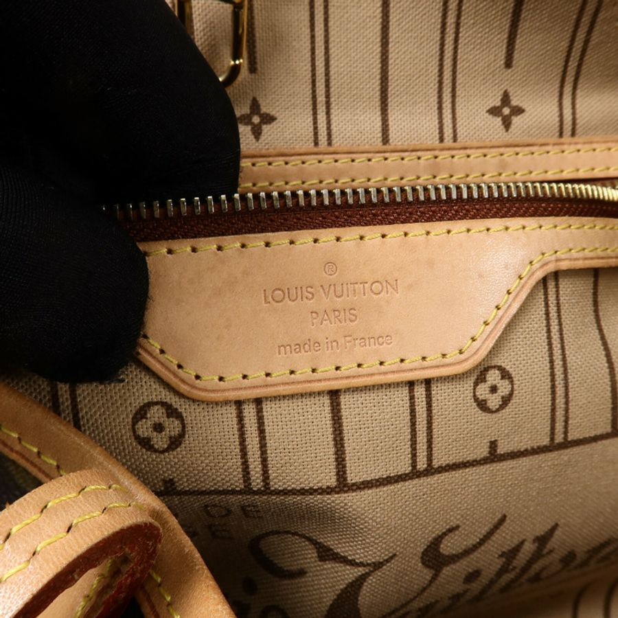 LOUIS VUITTON Monogram Neverfull MM手挽袋-5