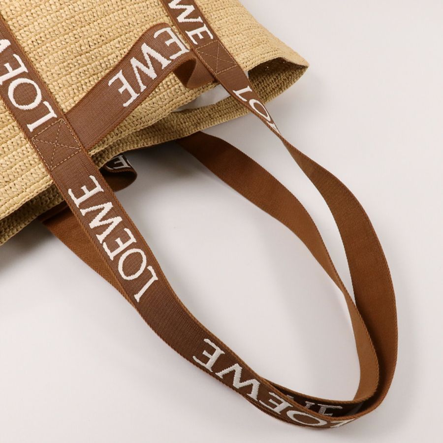 LOEWE Raffia Fold Shopper手挽袋-8