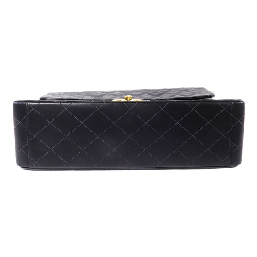 CHANEL 羊皮皮革Vintage Classic Flap鏈帶手挽肩背兩用袋-3