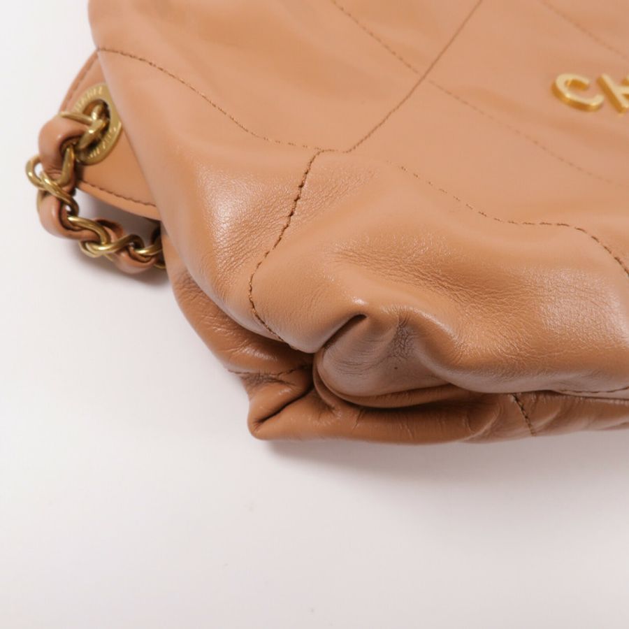 CHANEL 羊皮皮革Chanel 22 Backpack背包-14