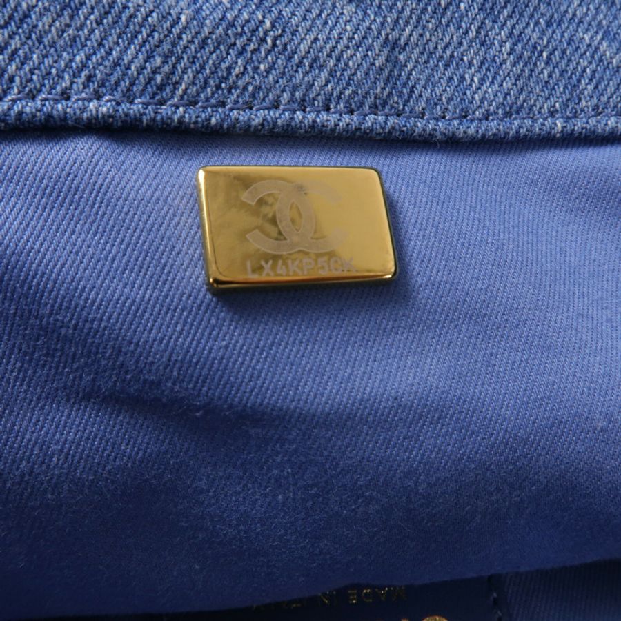 CHANEL 牛仔布Mood Shopping Tote手挽袋-7