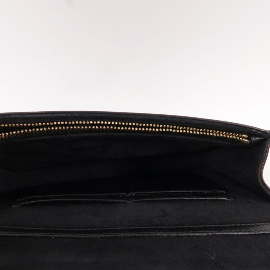 Dior 羊皮皮革Dior Addict Wallet On Chain鏈帶肩背袋-4