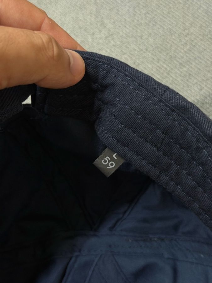 巴黎世家 電繡LOGO毛邊做舊棉質棒球帽-8