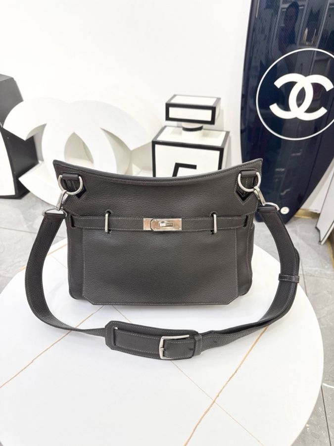 Hermes 愛馬仕 吉普賽Jypsiere34 灰色系銀扣-0
