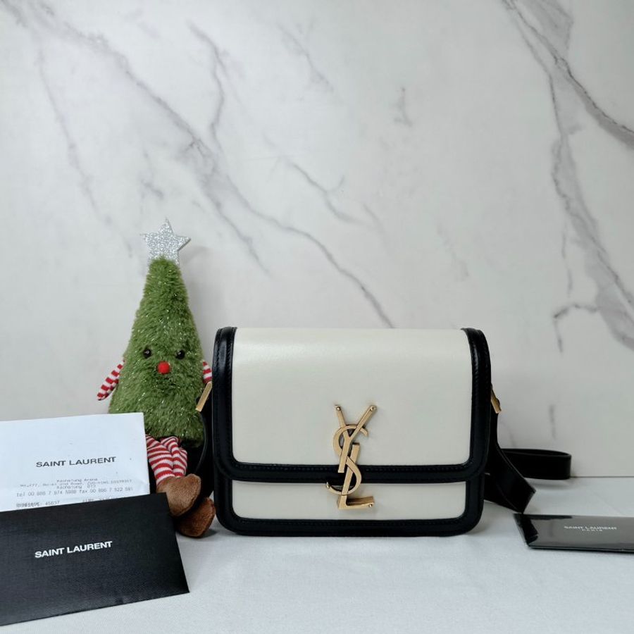YSL Solferino皮革斜背包-0
