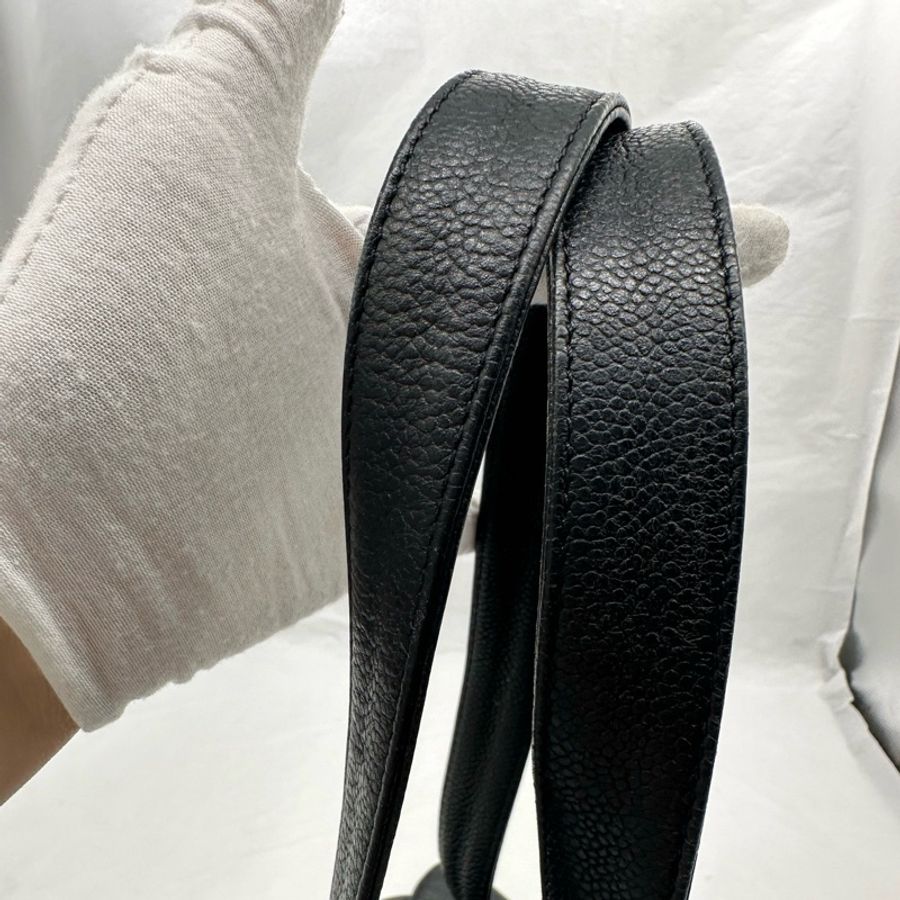 Chanel/香奈兒 中古黑金魚子醬雙肩包-9
