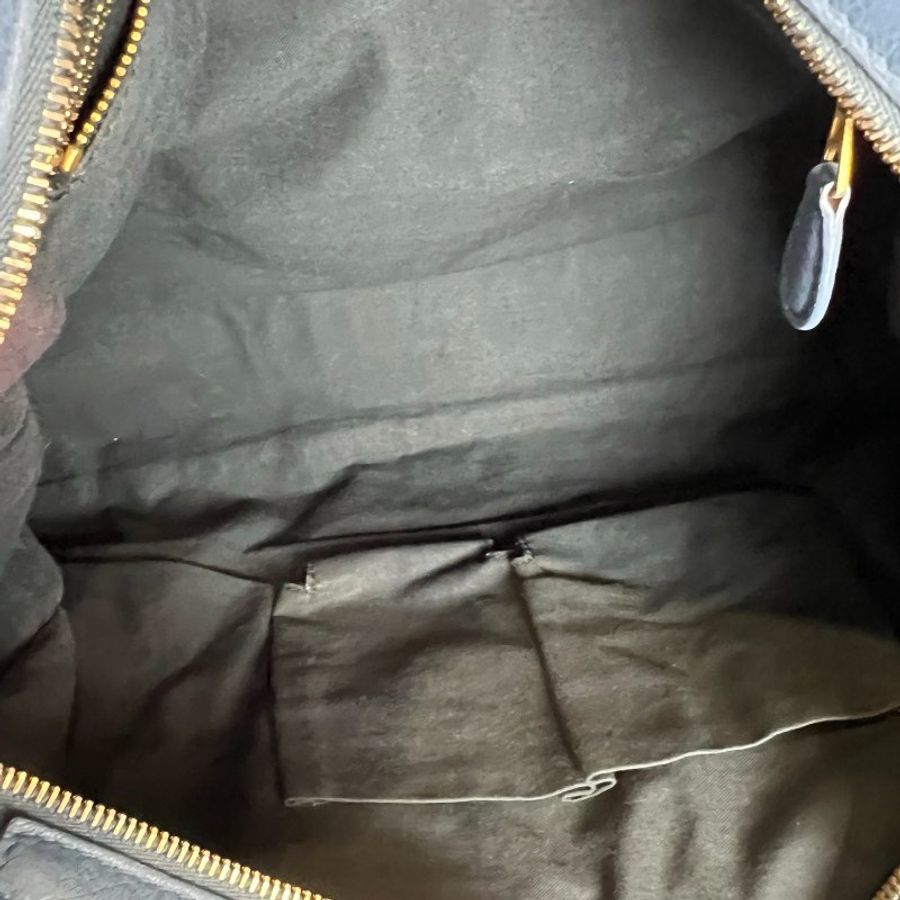 BALENCIAGA 281770 藍金機車包-4
