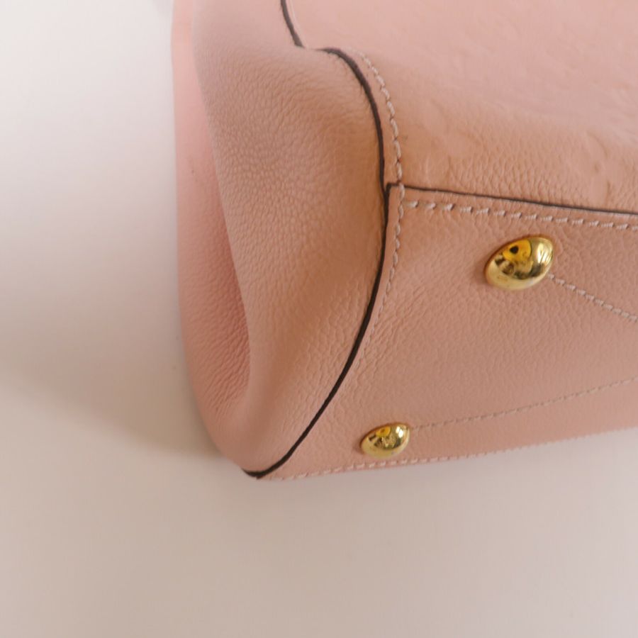 LOUIS VUITTON Monogram Empreinte Montaigne MM手挽肩背兩用袋-10