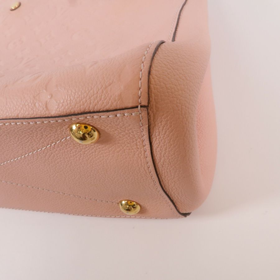 LOUIS VUITTON Monogram Empreinte Montaigne MM手挽肩背兩用袋-11