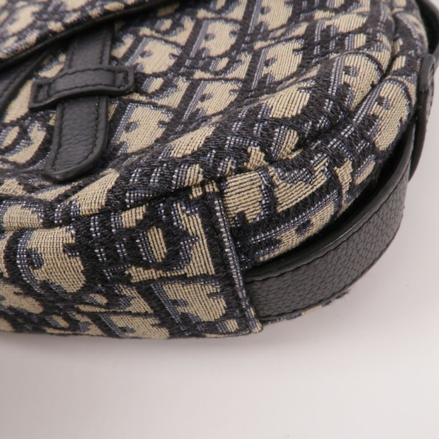 Dior 帆布Saddle Messenger Bag手挽肩背兩用袋-11
