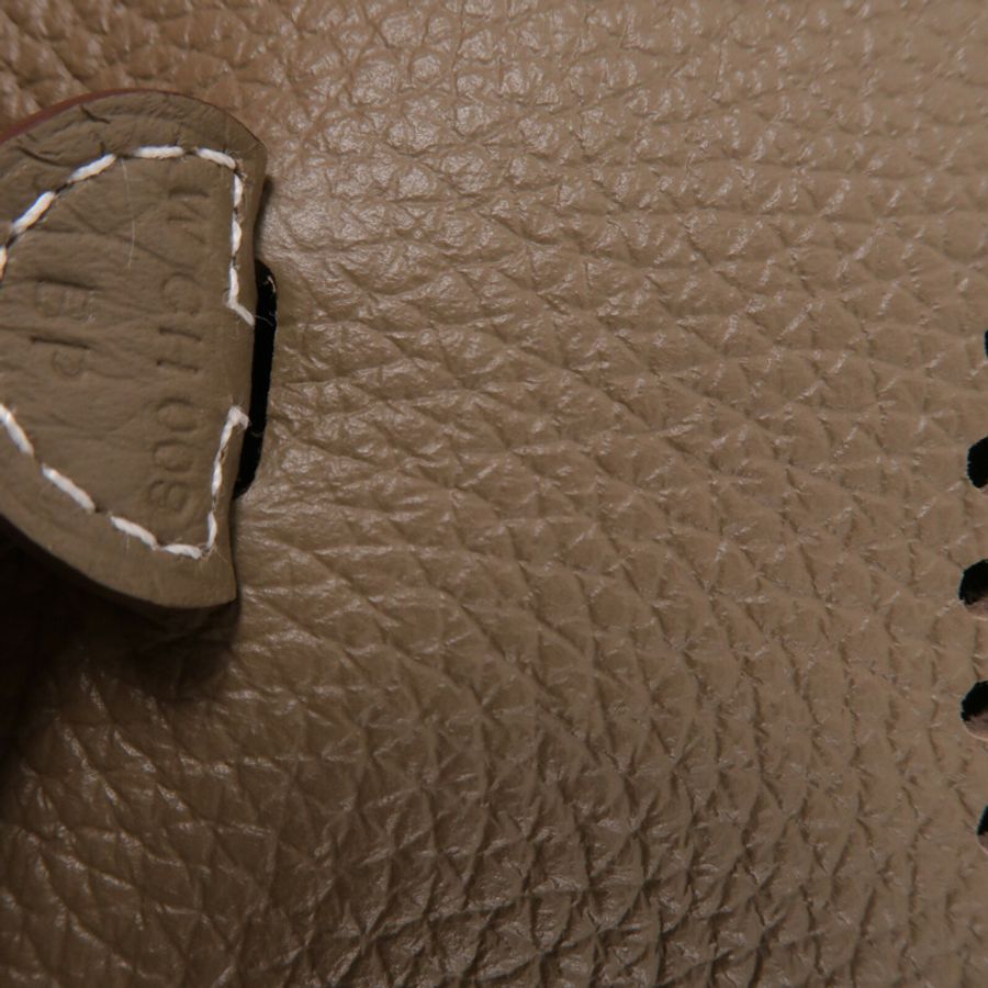 HERMES Clemence皮革Evelyne TPM肩背袋Etoupe-6