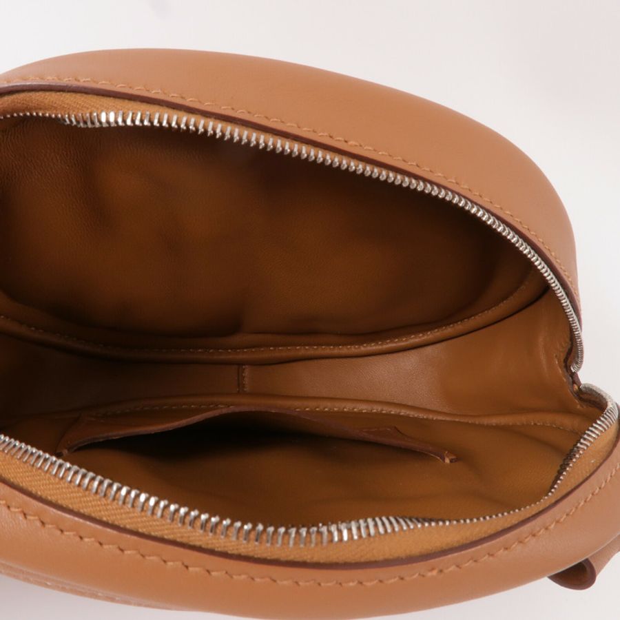 HERMES Swift皮革In The Loop Belt Bag腰包Gold-4