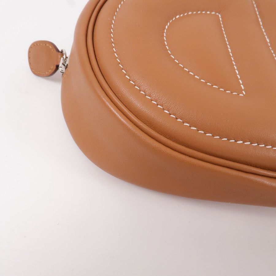 HERMES Swift皮革In The Loop Belt Bag腰包Gold-9