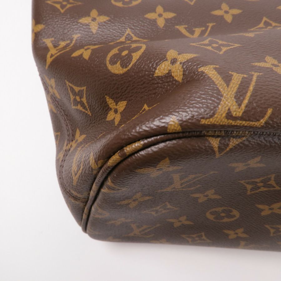 LOUIS VUITTON 牛皮皮革Monogram Neverfull Inside Out MM手挽袋-11